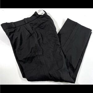 Men's Black Dress Pants - Tailored Straight Leg